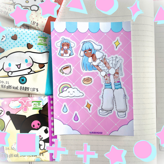 Cute Sanrio Inspired Sticker Sheets