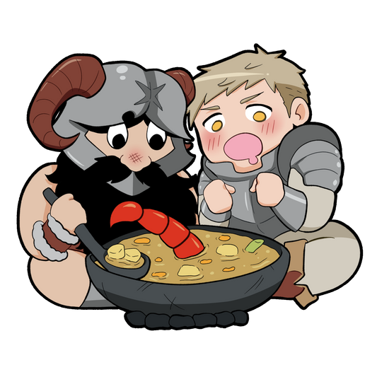 Delicious in Dungeon Stickers