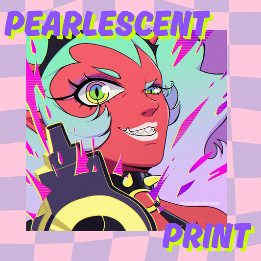 Pearlescent Print Scanty