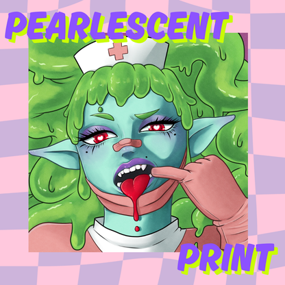 Pearlescent Print Slime Girl