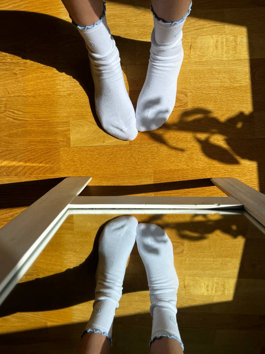 Angel Wings Crew Socks