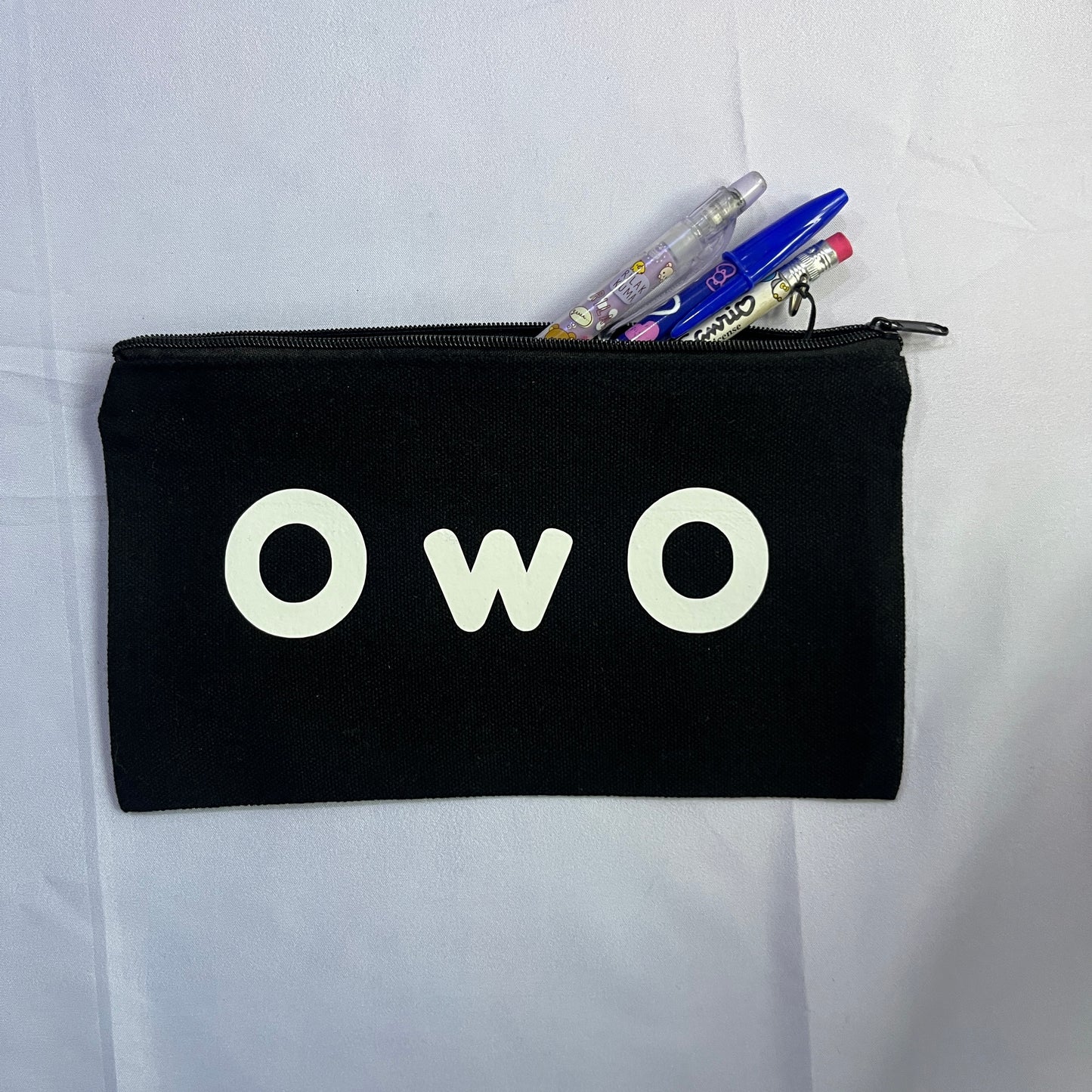 OwO and UwU Pencil Cases or Makeup Pouches