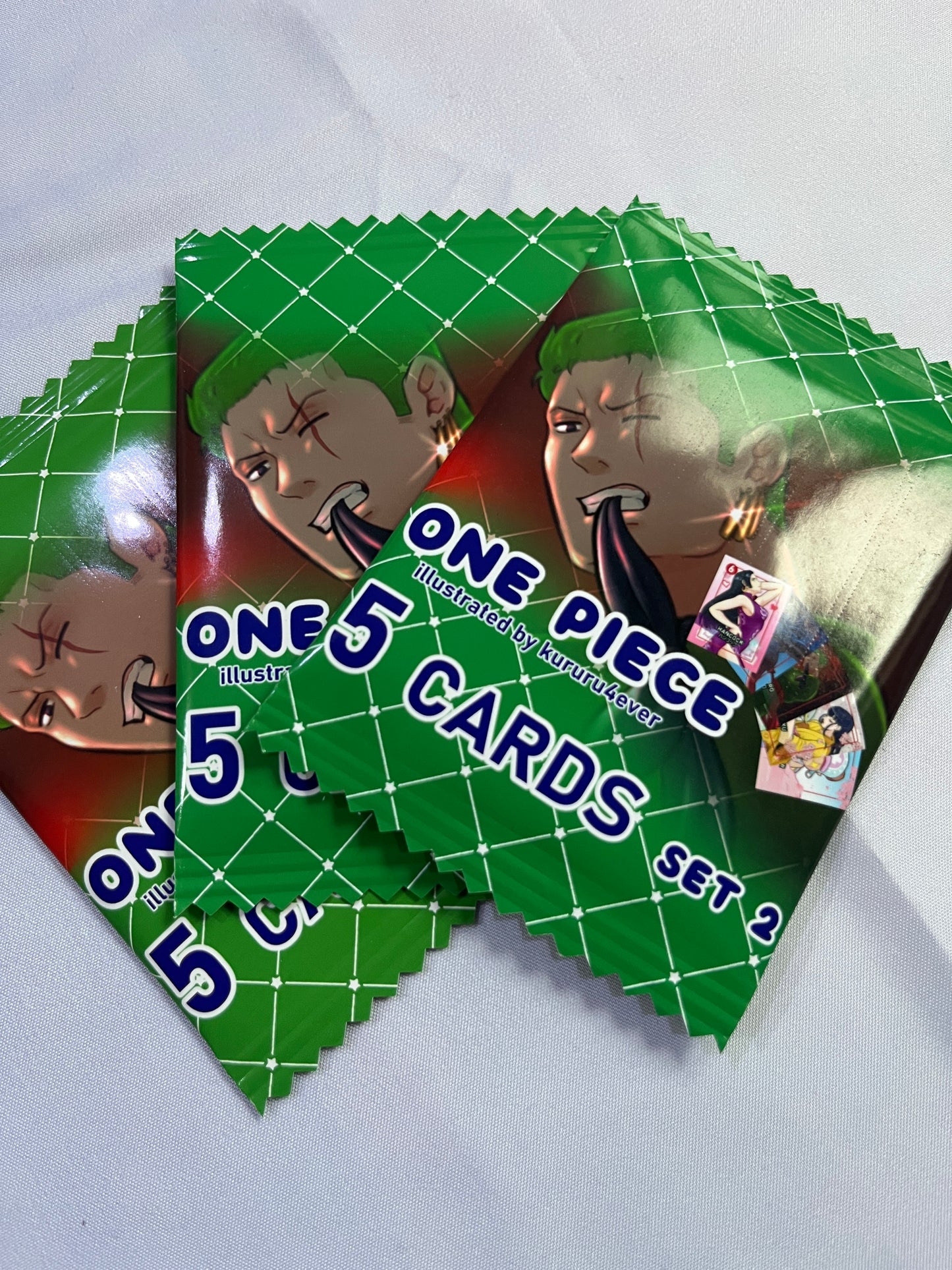 One Piece Holographic Card Collection - Set 2