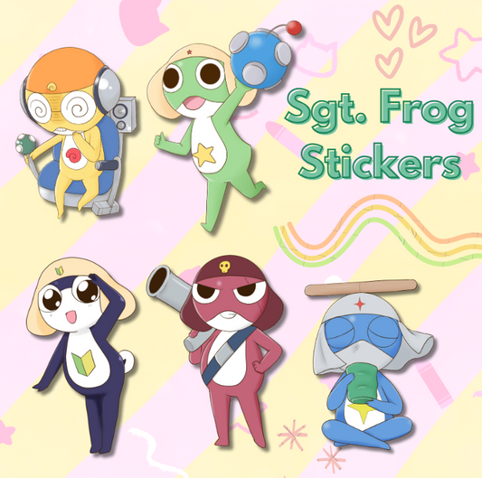 Sgt. Frog Keroro Stickers