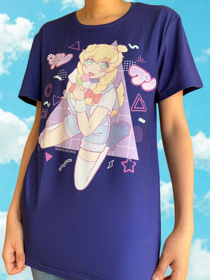 Limited Dog Girl Purple Shirt