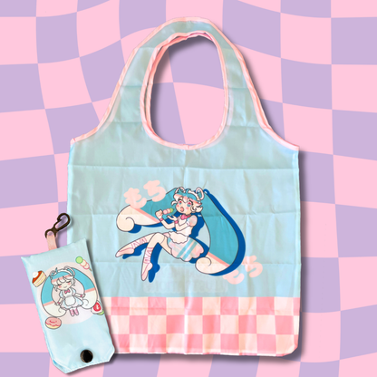 Mochi Miku Foldable Shopping Bag