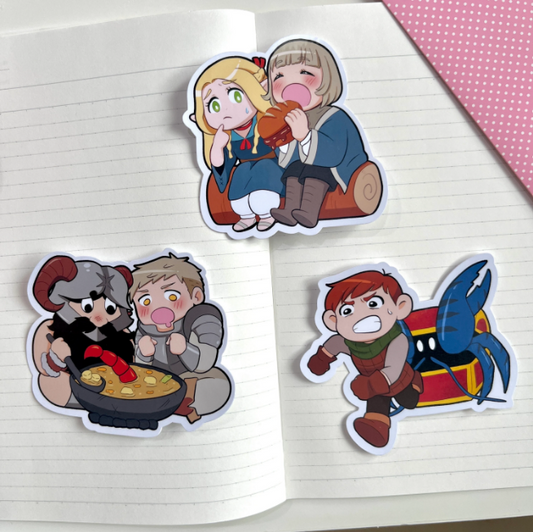 Delicious in Dungeon Stickers