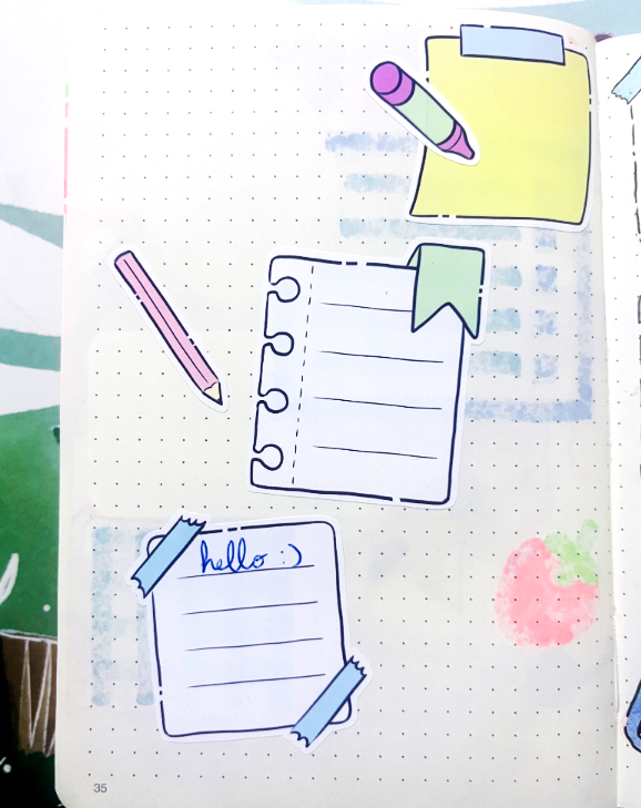 Mini Memo Sticker Sheet