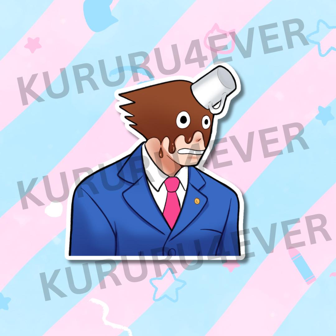 Phoenix Wright & Apollo Justice Stickers - Ace Attorney