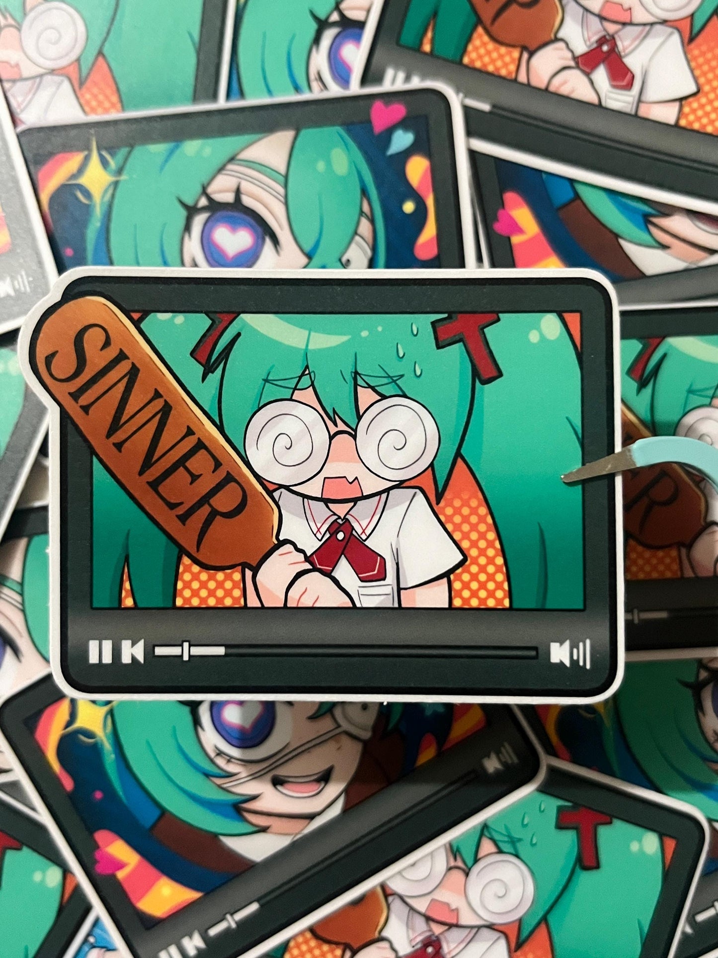 Vocaloid Songs Stickers Bundle - Mesmerizer, Monitoring & Confessions of a Rotten Girl (set of 3)