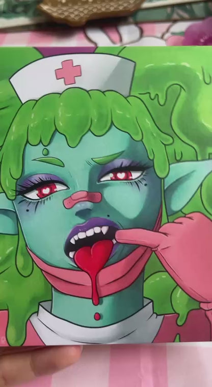 Pearlescent Print Slime Girl