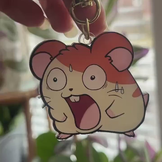 Hamtaro SHOOK, Double Sided Keychain