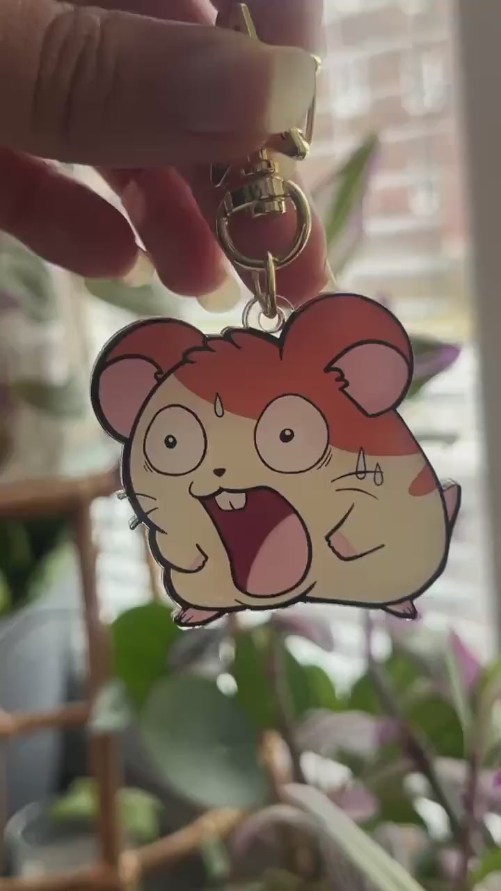 Hamtaro SHOOK, Double Sided Keychain