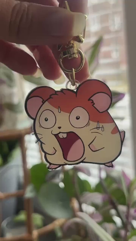 Hamtaro SHOOK, Double Sided Keychain